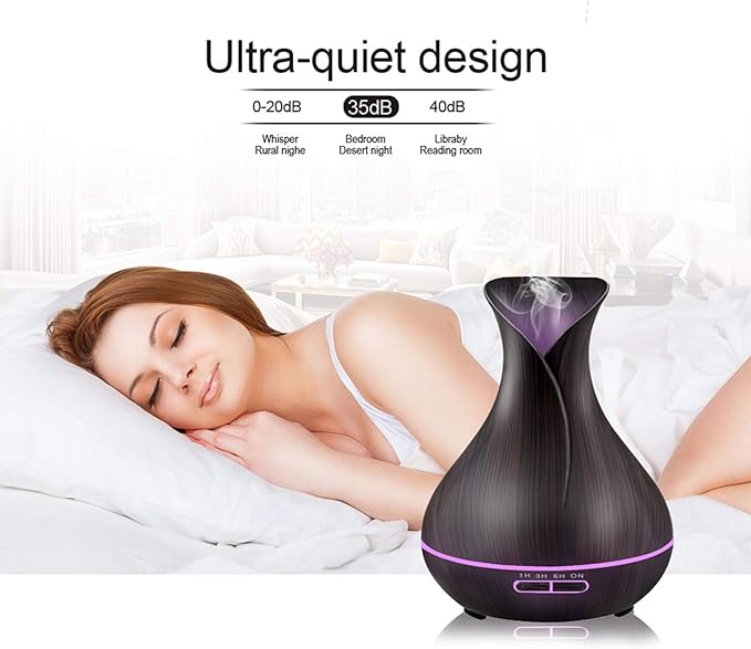 Aroma Difusor - 7 LED Colors OPTIONS 550ml - Image 7