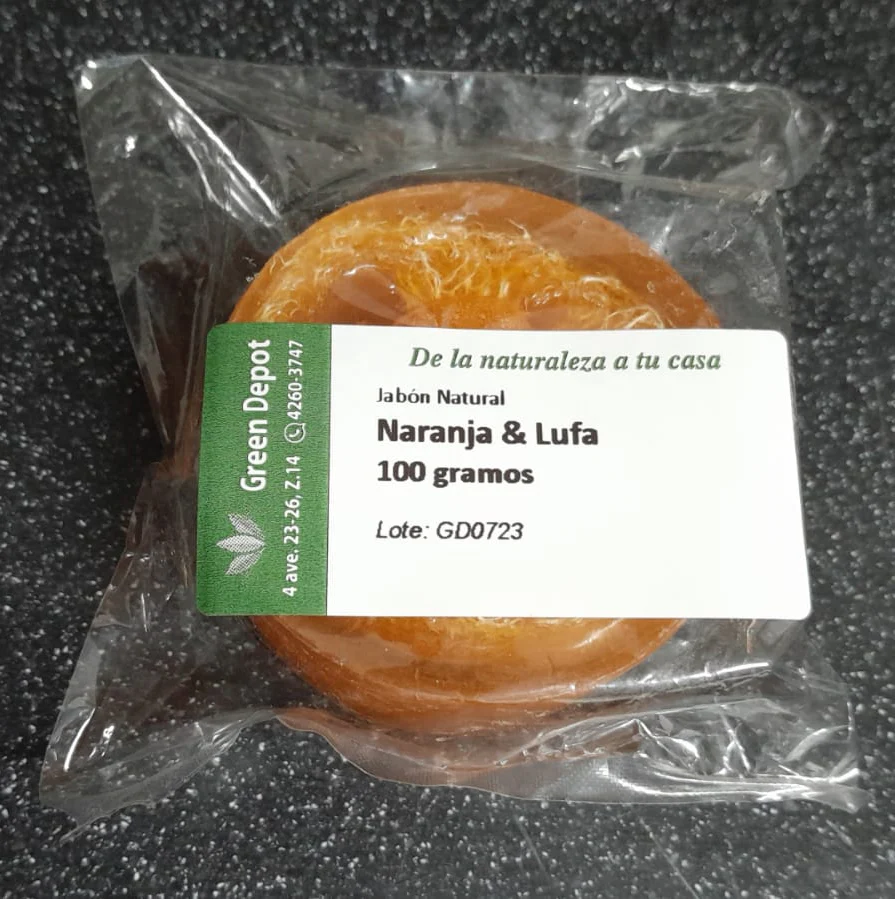 Jabon con Pashte de Naranja