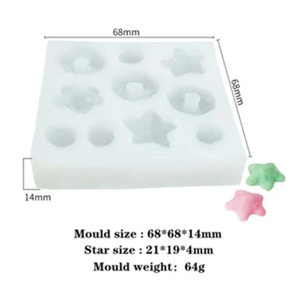 Molde Estrellitas 1 64g