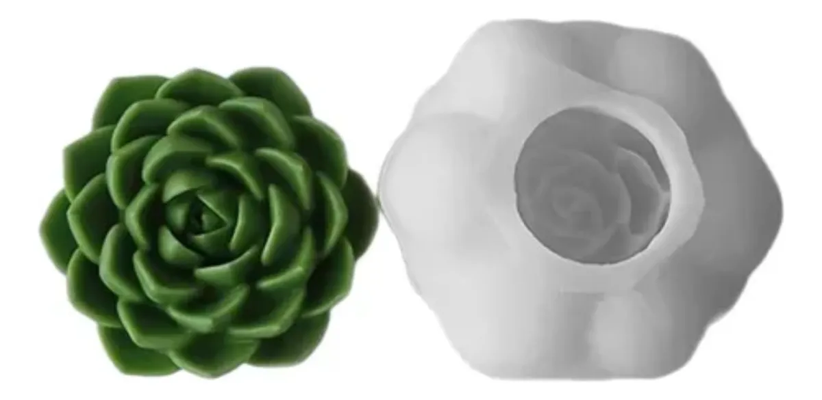 Molde Flor Suculenta n. 82 - Image 3