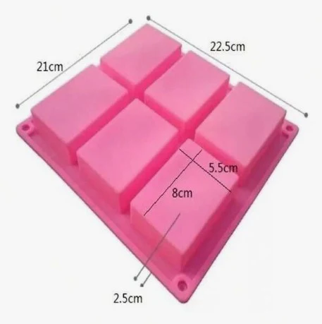 Molde Jabon Rec 6x6 600g - Image 2