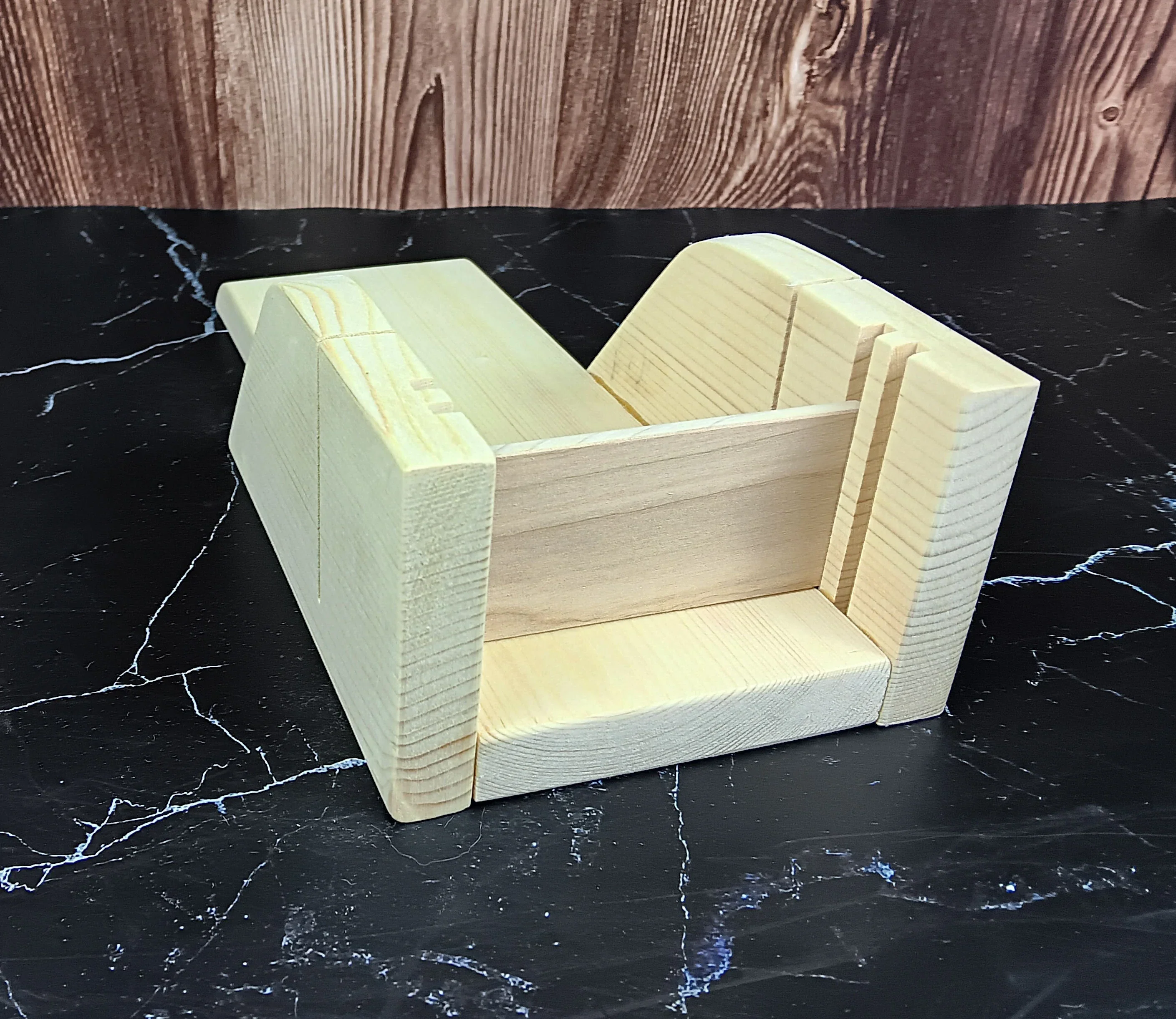Set de Cortadora y cuchilla de Jabón en Barra - Madera No. 4 - Image 6